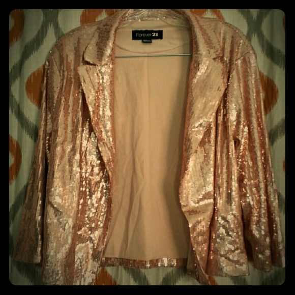 Sparkly sequin blazer