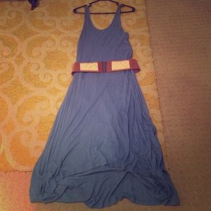 Hi Low Blue Dress
