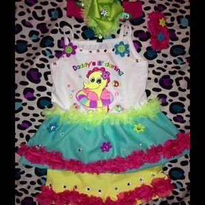 Custom made under the sea outfit plus accessories!