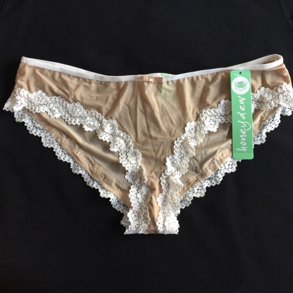 Cream color hipster honeydew panties