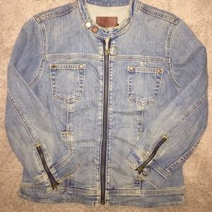 Calvin Klein Denim "Moto" Jacket (L)