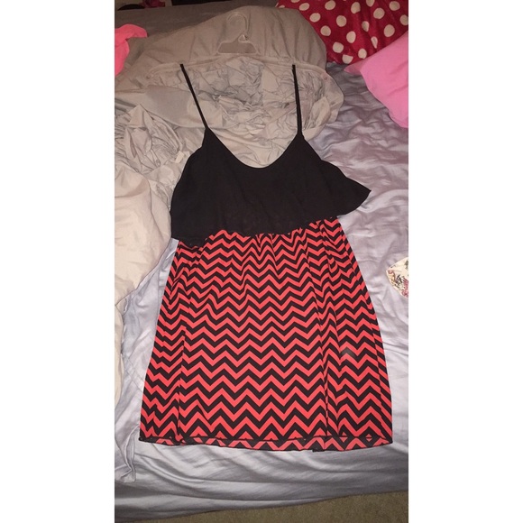 NWOT Red & Black Gameday Dress