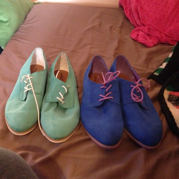 Two Pairs of Mossimo Colored Shoes!