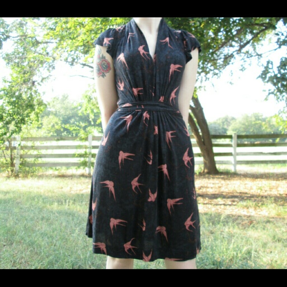 French Connection Rockabilly Style Sparrow Dress