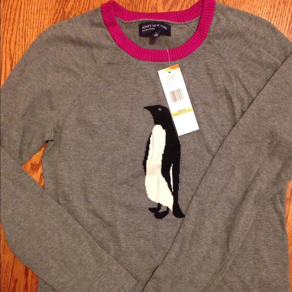 Jones New York Pinguin Sweater💗 - Picture 2 of 4