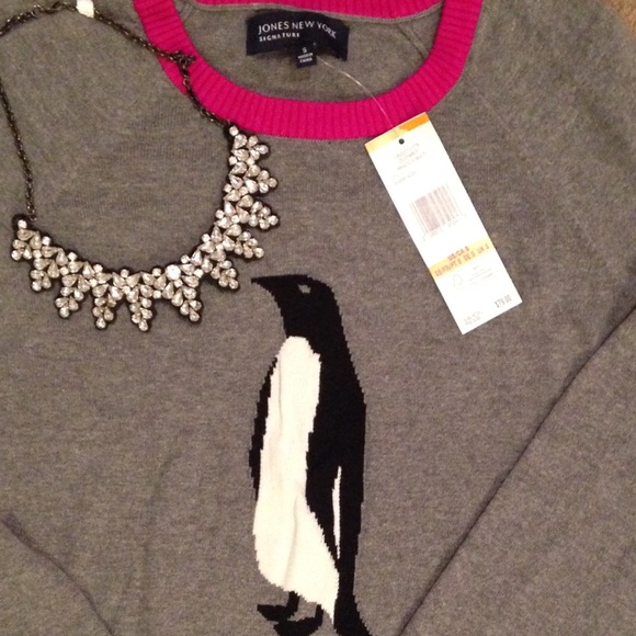 Jones New York Pinguin Sweater💗 - Picture 4 of 4