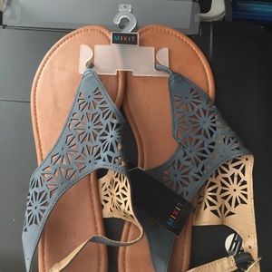 Dark Navy Blue Sandals