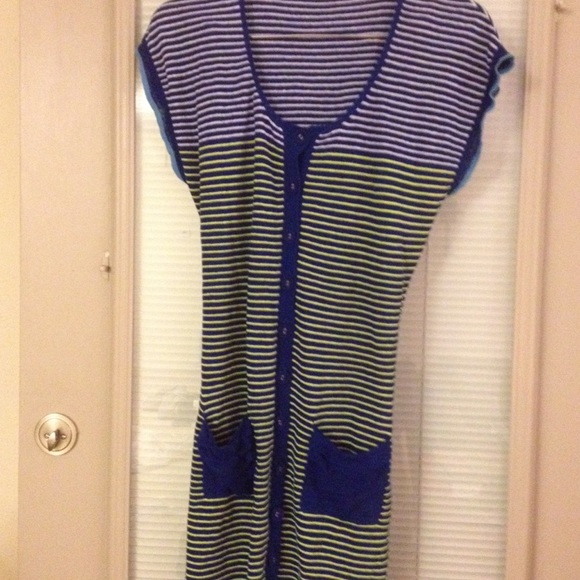 Nanette Lepore knit button down dress.