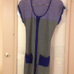 Nanette Lepore knit button down dress.