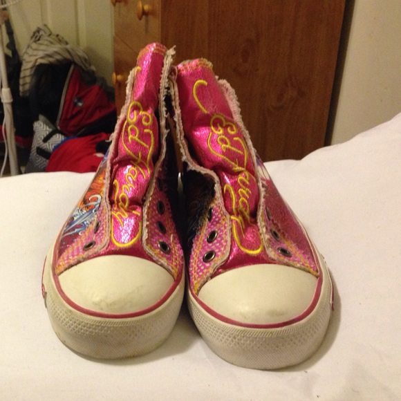 Ed hardy high tops - Picture 2 of 3