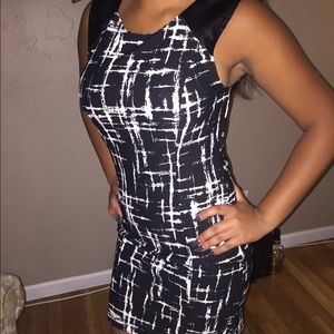 Black and white dress
