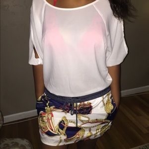 White sheer Minie dress