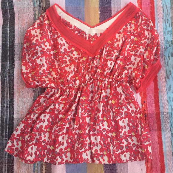 NM Couture Floral Print Blouse