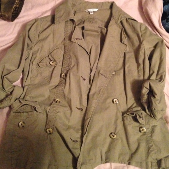 trenchlike jacket