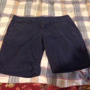 American Eagle Dark Navy Bermuda Shorts
