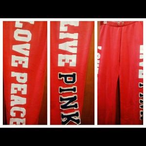 VS Pink sweats size xs