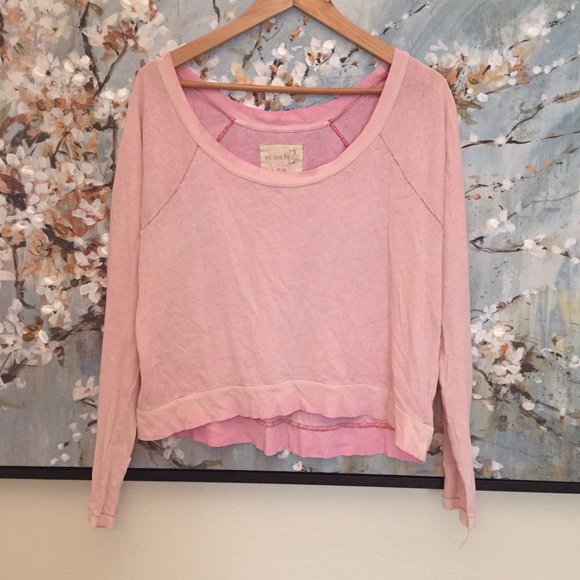 Free People Tops - We the free cropped long sleeve tee