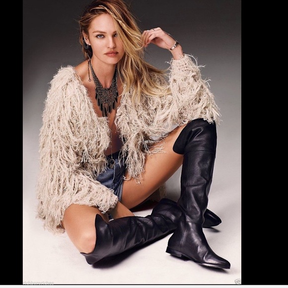 Free People beige Faithful Shaggy Cardigan Coat M - Picture 2 of 4