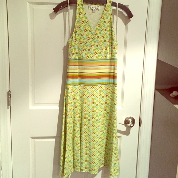 Chetta B light green med length dress size 4