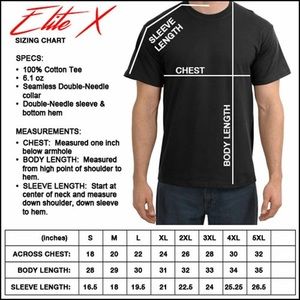 Sizing chart