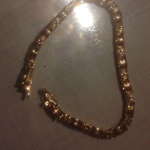 Sterling  silver and gold bracelet  for lady's