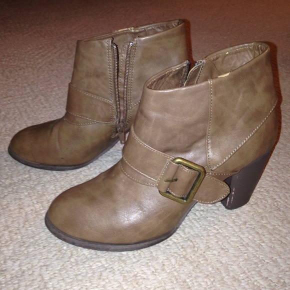 Brown booties