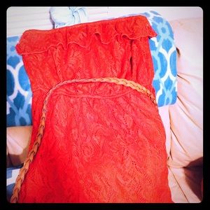 🚫SOLD🚫lace high low dress