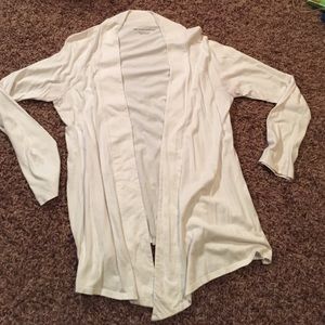 White dressy cardigan sweater