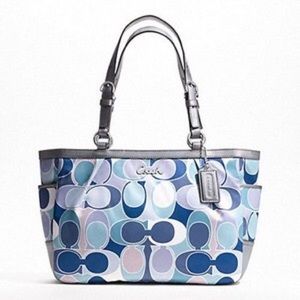 ISO Coach Scarf Print Gallery Tote