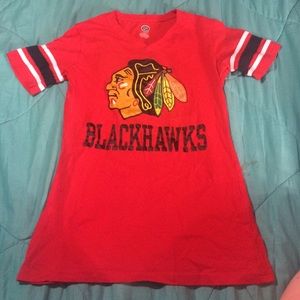 Blackhawks short sleeve shirt!
