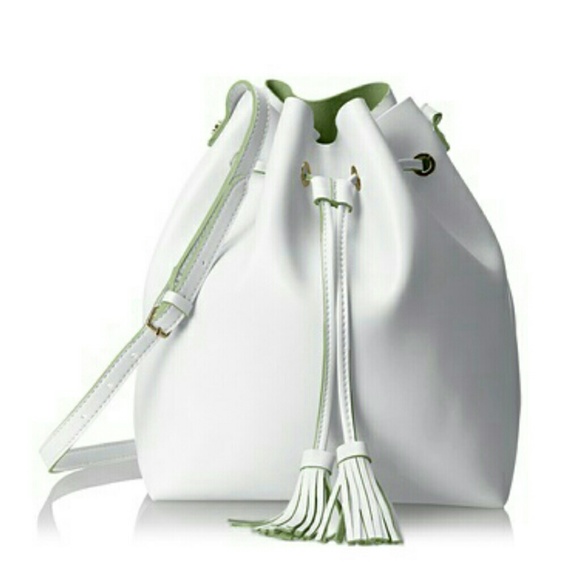 Steve Madden Handbags - LAST ONE || White Tassel Bucket Bag
