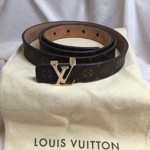 Louis Vuitton Initial Monogram Women's Belt