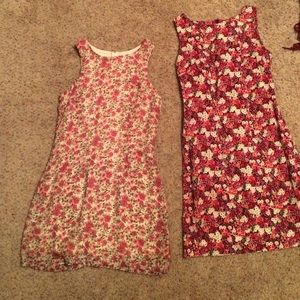 2 floral dresses!