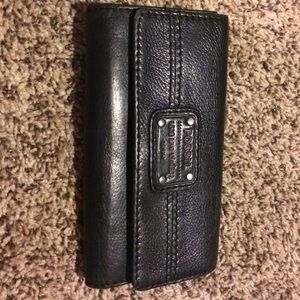 Fossil black leather wallet