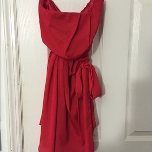 Express strapless dress