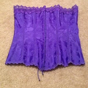 Fredericks of Hollywood purple corset