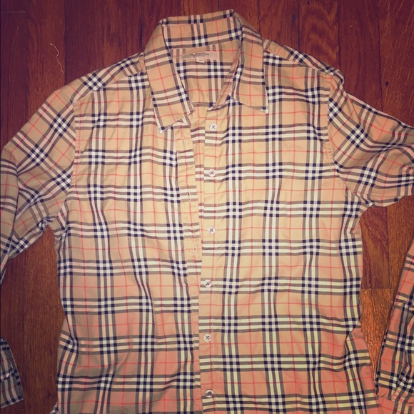 Burberry Button Up Shirt ON HOLD TILL 10 PM PST