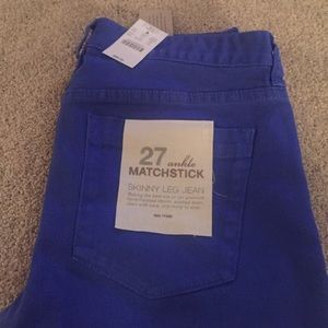 J. Crew matchstick Jean