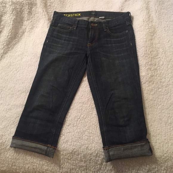 J. Crew Matchstick Stretch Capri Jeans