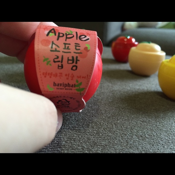 Korean apple lip bomb!
