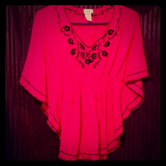 Womens faux-shawl size m/l