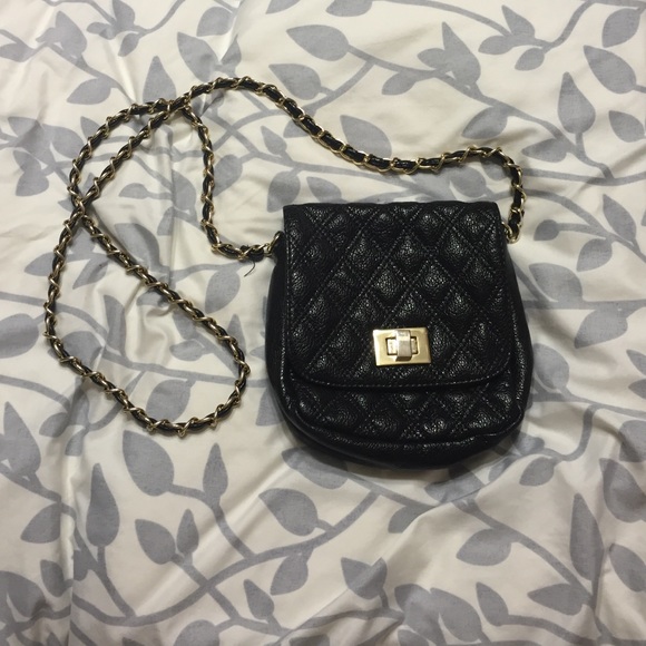 Black cross body bag