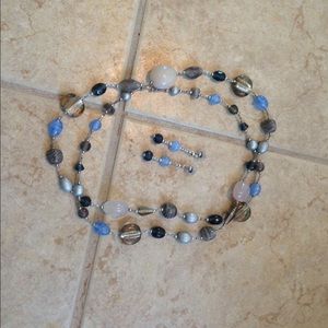 Lia Sophia necklace/earring set