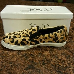 Jeffrey  D. Leopard slipons