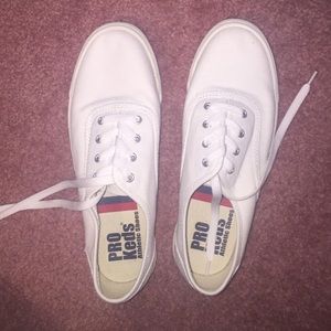 White PRO-KEDS