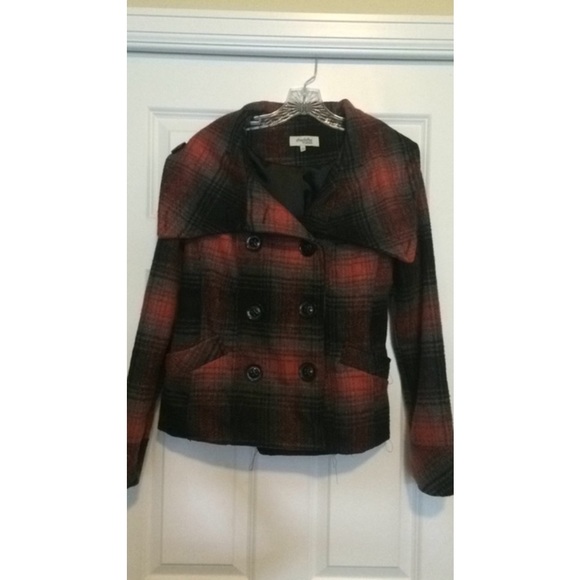 ❗️LAST DAY❗️Plaid Coral Peacoat