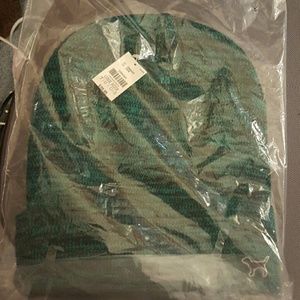 Greenish blue Victoria's Secret beanie