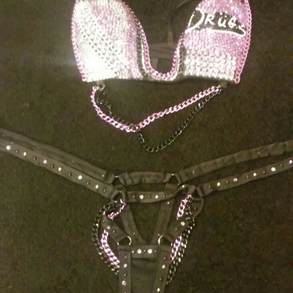 Purple and black 2pc