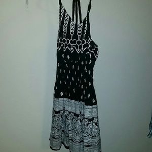 Black and white Bohemian Sundress
