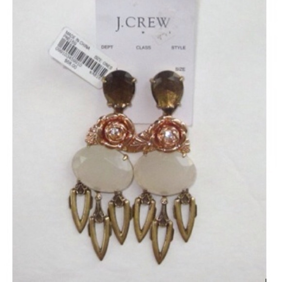 J. Crew VERSAILLES ROSE EARRINGS – NWT - Picture 2 of 4